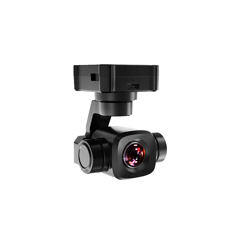 Gimbal axis mechanism cross-section
