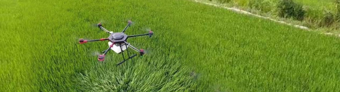 Assemblage des détails graphiques du drone de protection des plantes