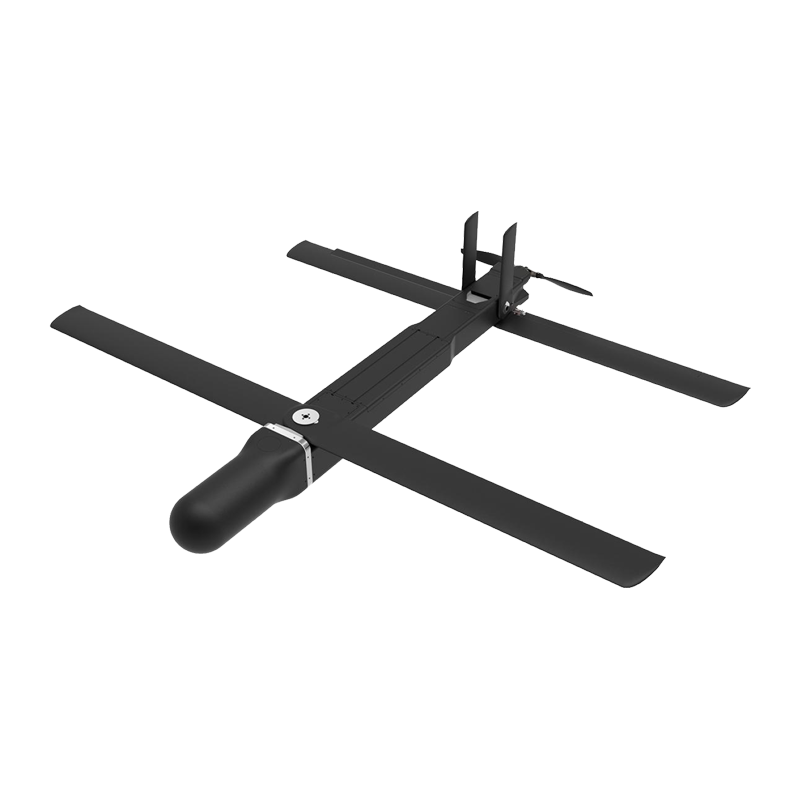 Carbon fiber folding wing mechanism