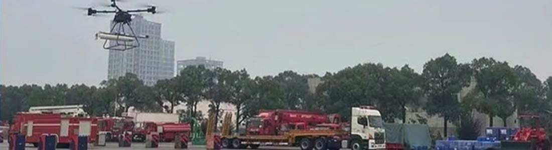 Programme de lutte contre les incendies et de sauvetage dans les immeubles de grande hauteur : intégration d'applications de drones et de charges utiles de lutte contre les incendies